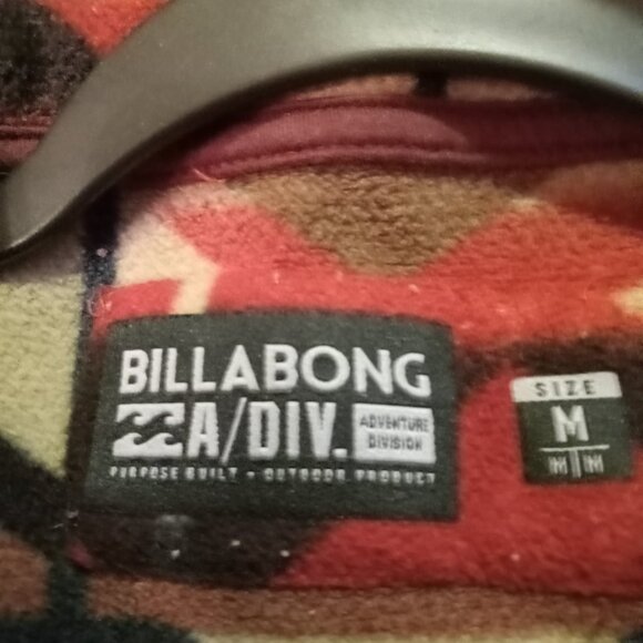 Billabong Adventure Division  Women's Colorful Fleece Jacket Pullover (M) - Picture 5 of 6